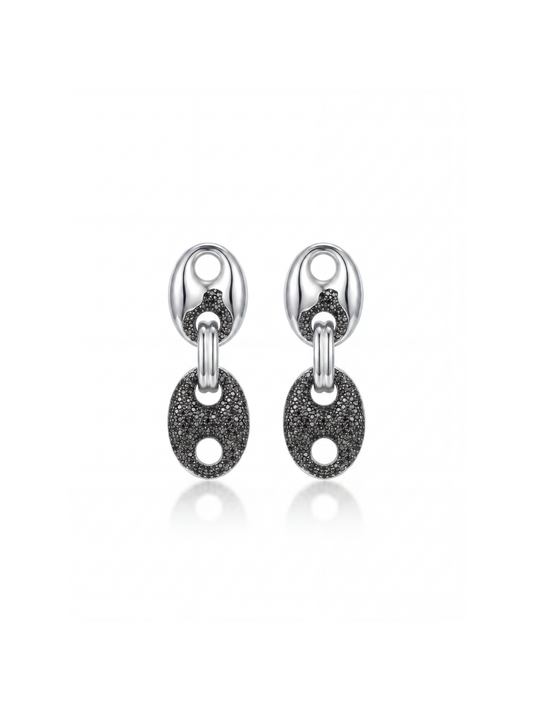 Devotion Pavé Puff Earrings