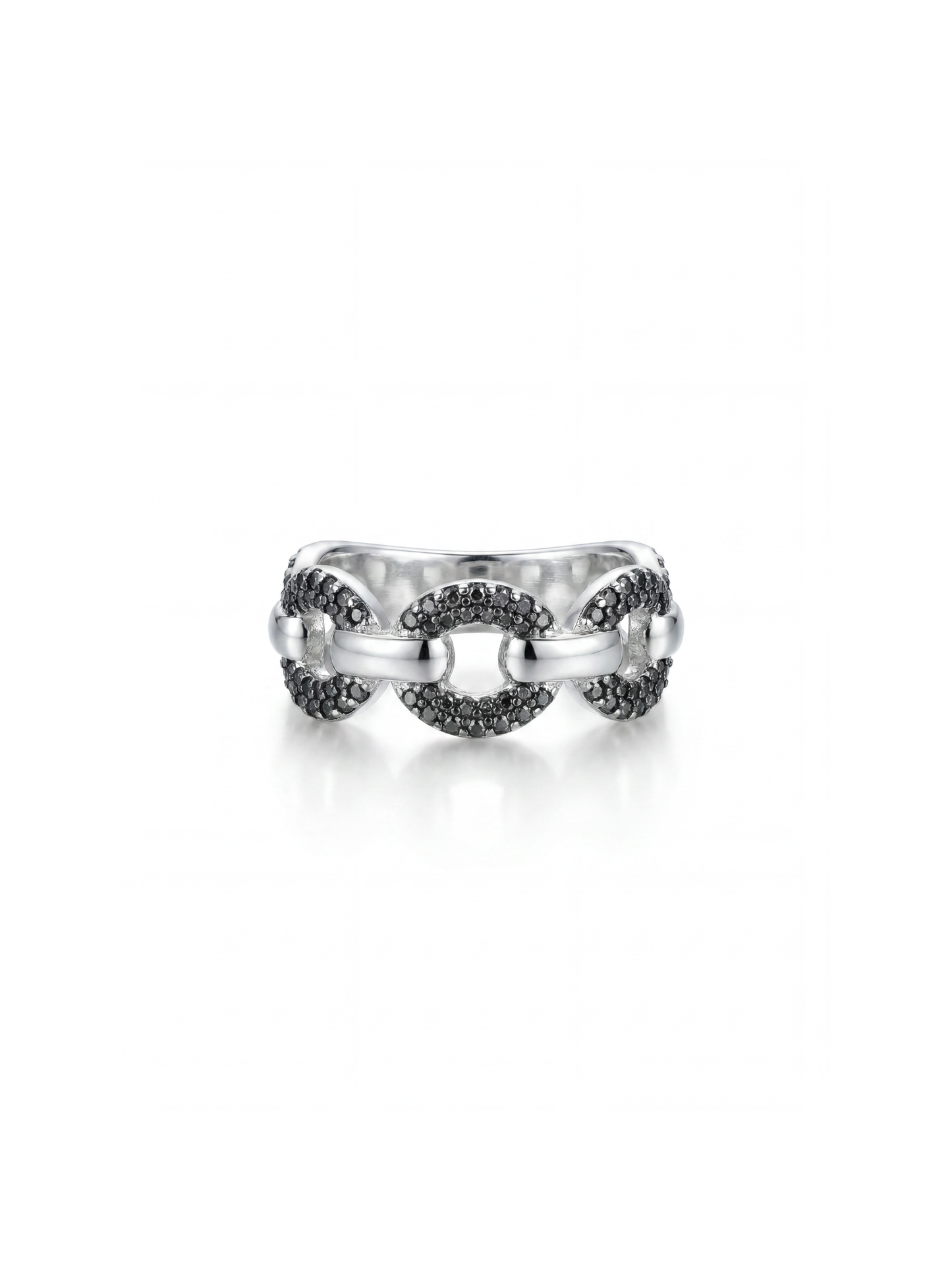 Devotion Half Pavé Ring