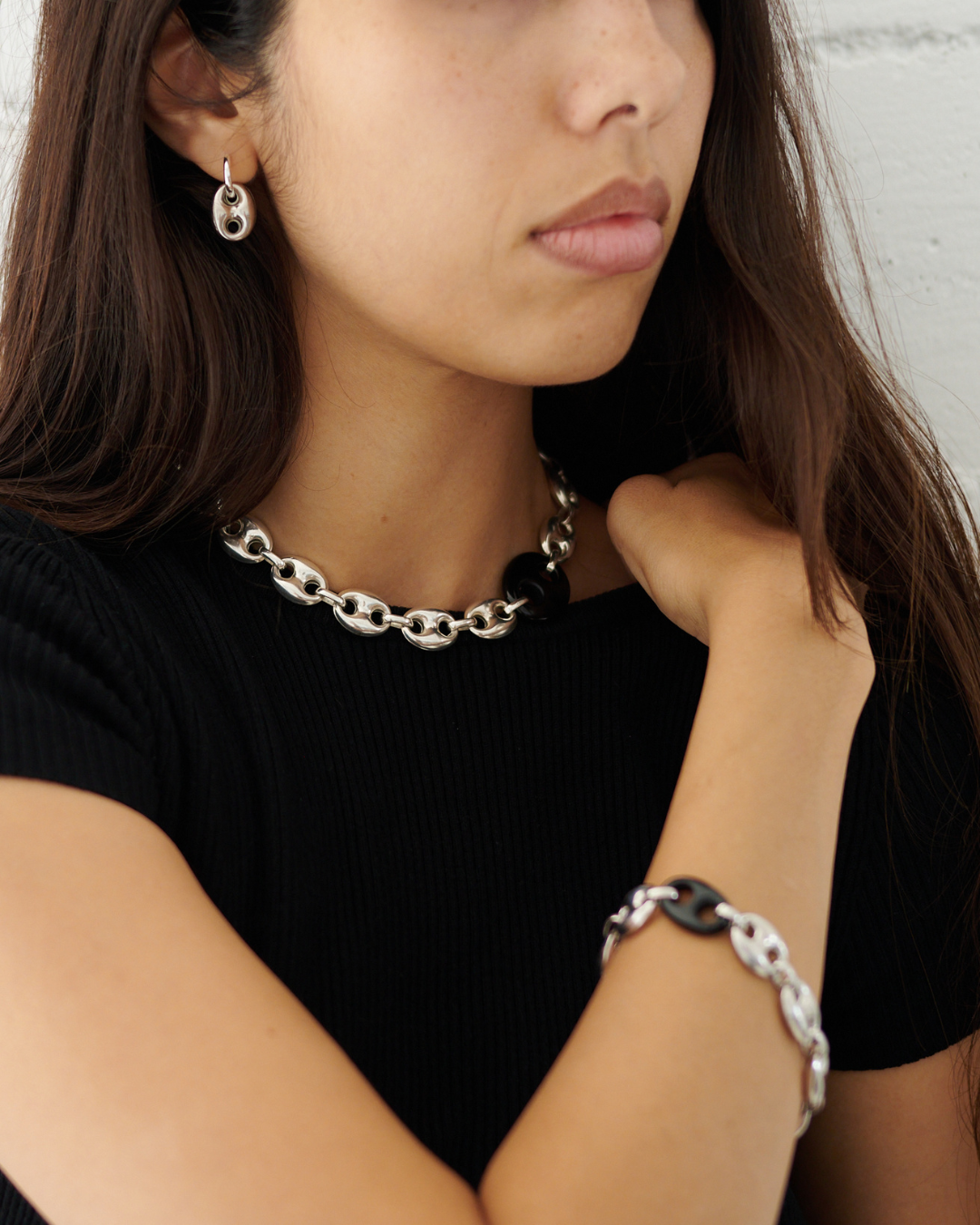 Black Stone Necklace 01