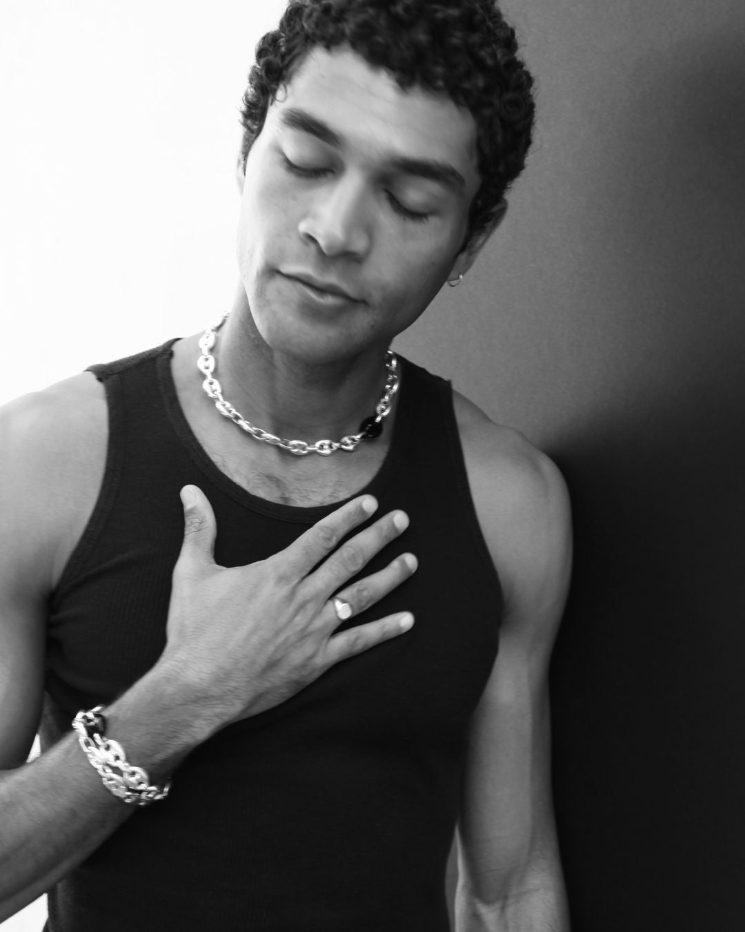 Black Stone Necklace 02