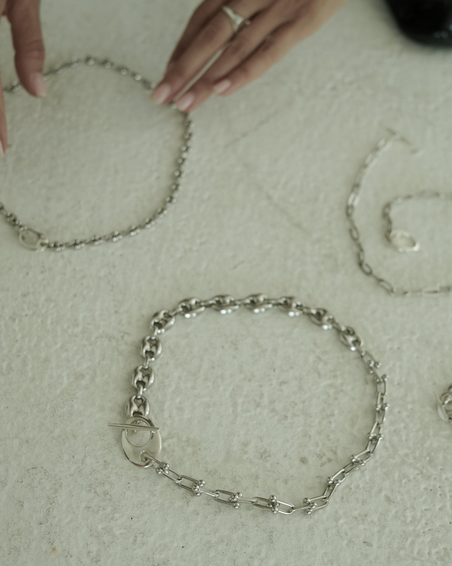 Eternal Half Edge Necklace