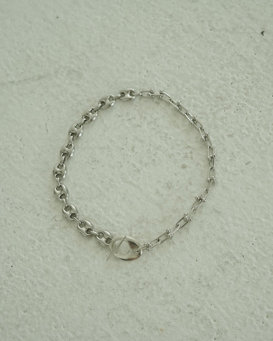 Eternal Half Edge Necklace